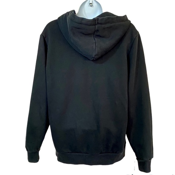 PUMA Black Hooded Zip Up Sweatshirt Jacket Coat Small Unisex  Casual - Picture 3 of 16